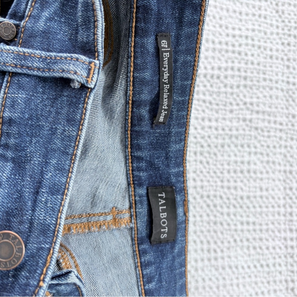 Talbots Everyday Relaxed Fit Denim Jeans - Medium Blue